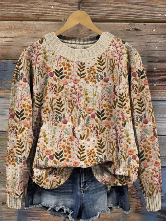 Floral Sweater for Women