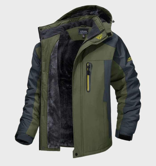 Warm and waterproof jacket for men