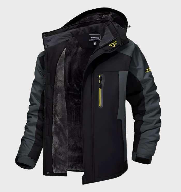 Warm and waterproof jacket for men