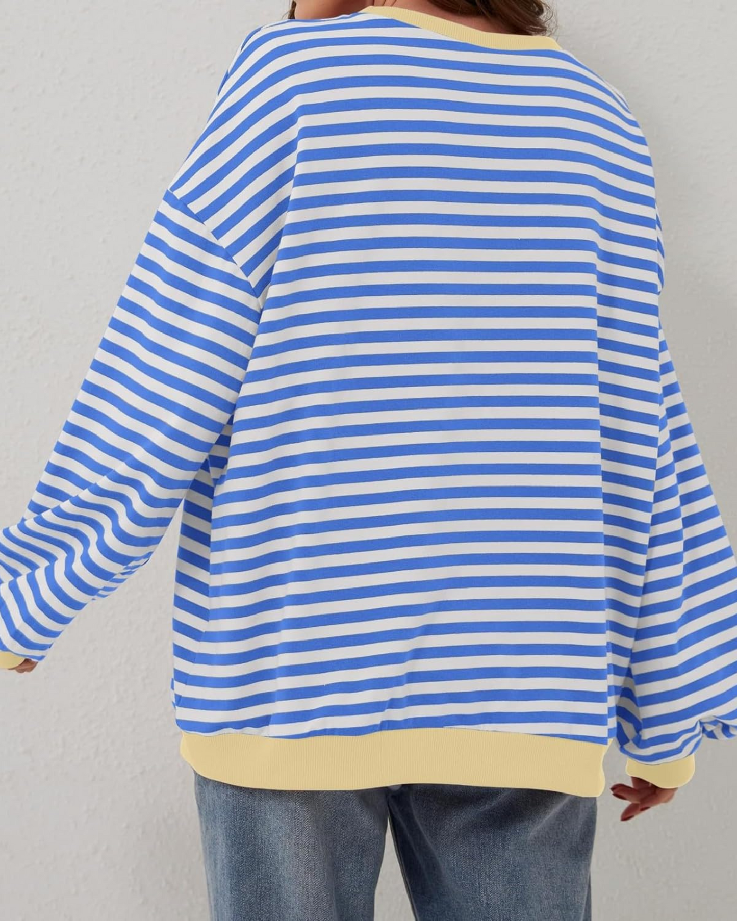 Oversized Striped Sweater for Women