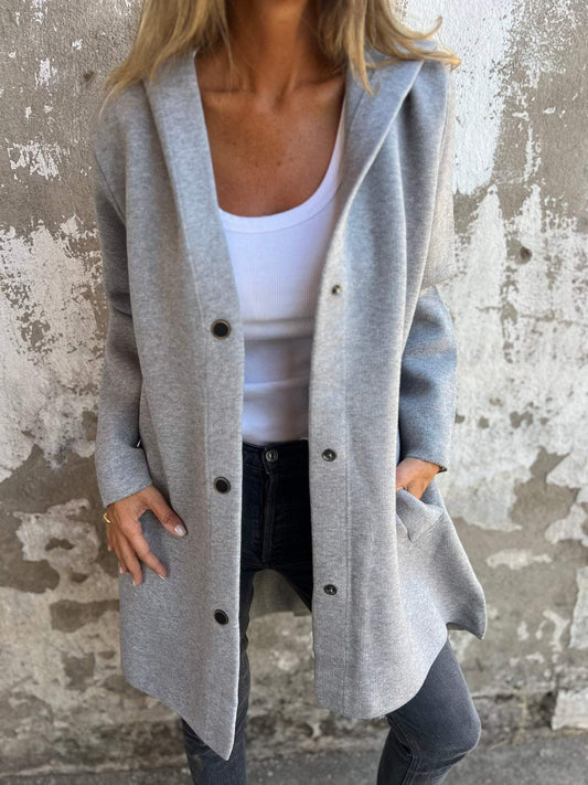 Stylish women's hooded jacket