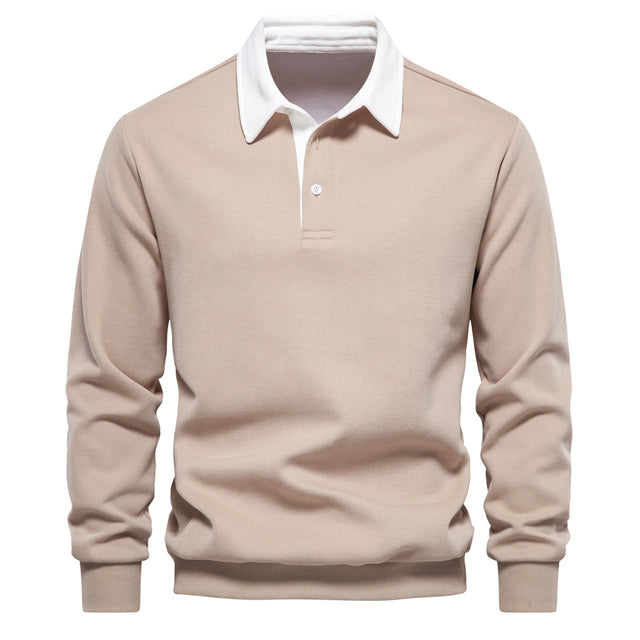 Casual Poloshirt Sweater for Men