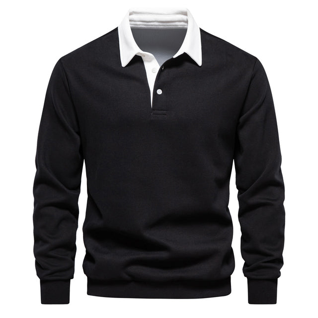 Casual Poloshirt Sweater for Men