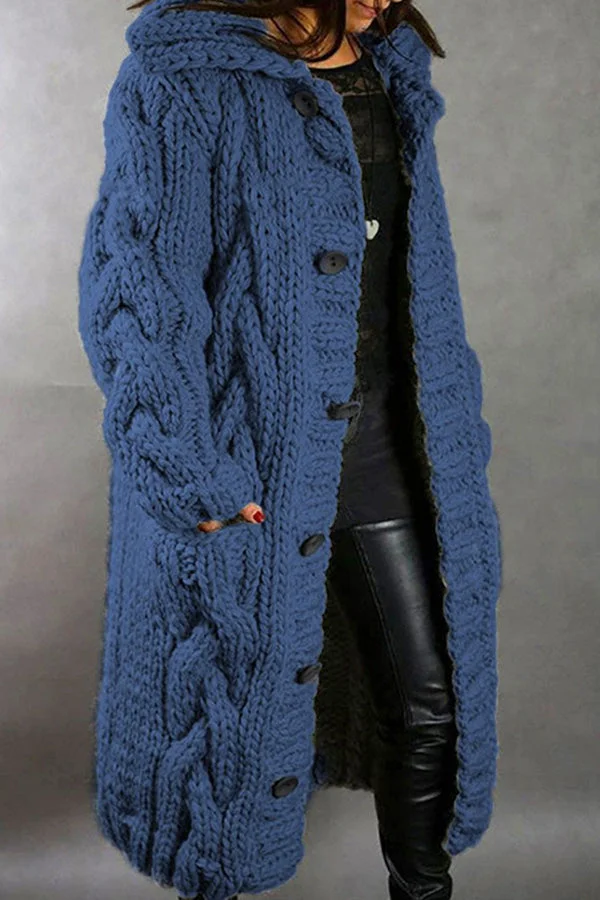 Cozy Large Size Cardigan Coat