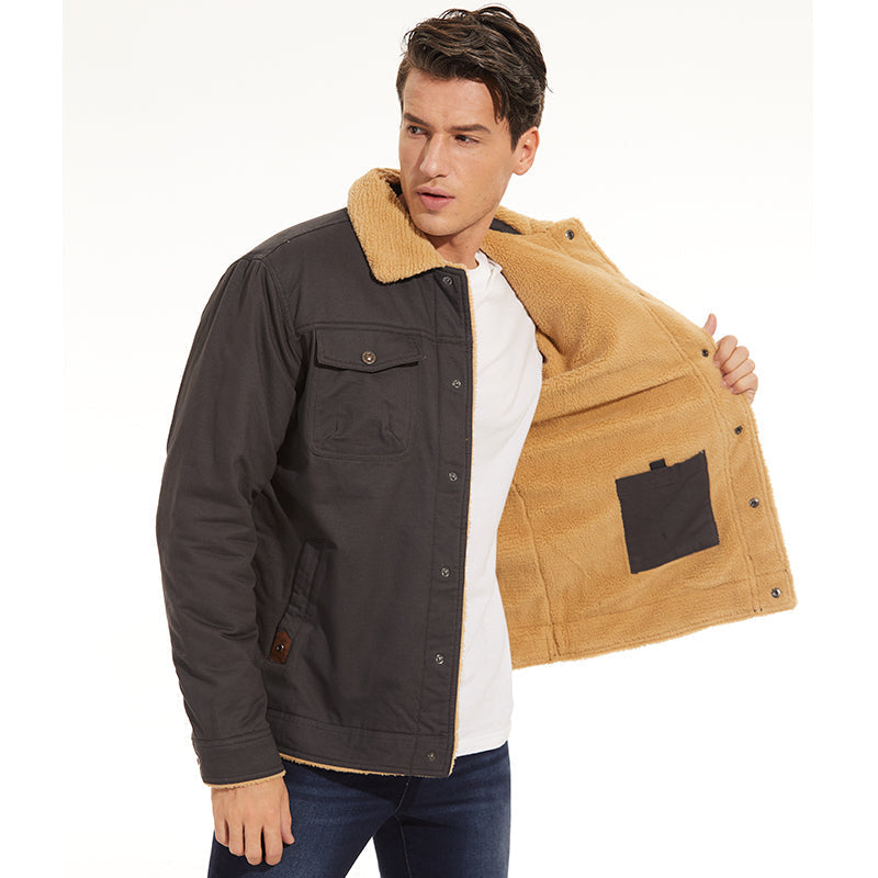 Thick Bomber Jacket for Men