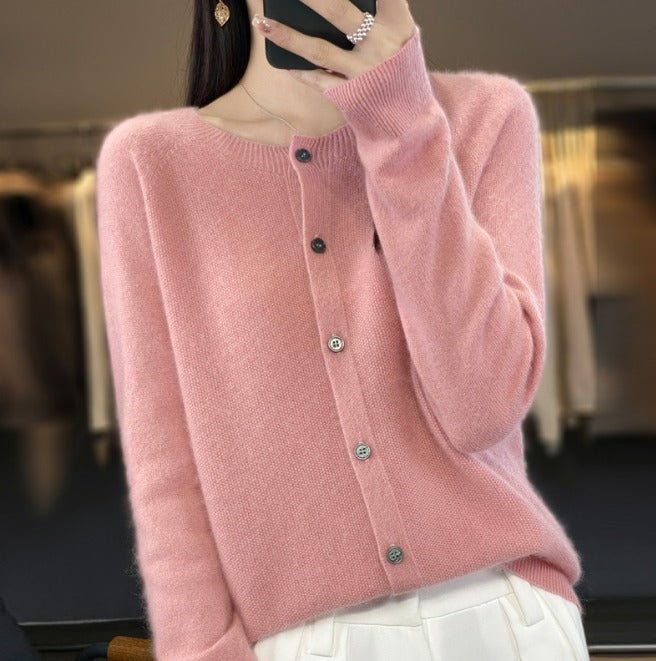 Women's Cozy Button-Up Cardigan