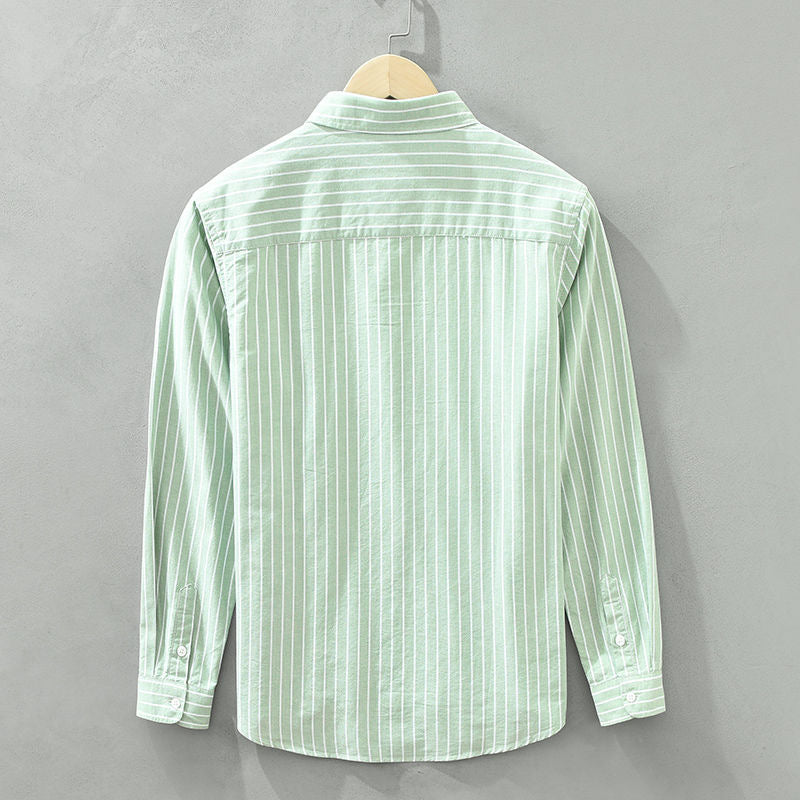 Vertical Stripe Long Sleeve shirt for Men