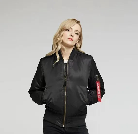 Women's Stylish Warm Bomber Jacket