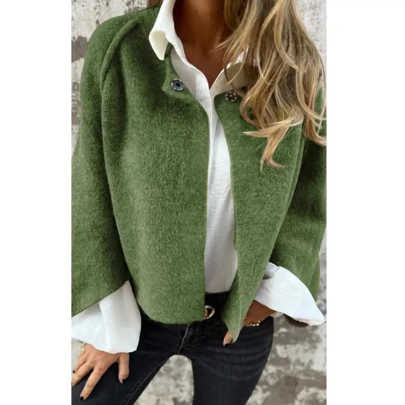 Open Front Long Sleeve Cardigan for Women