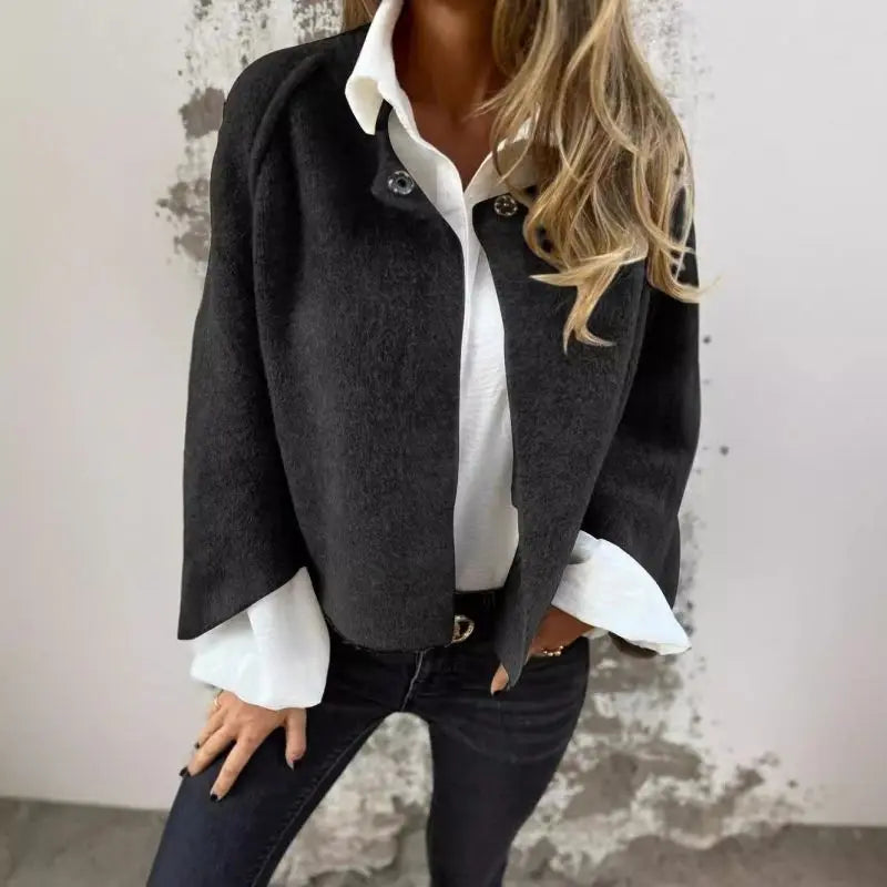 Open Front Long Sleeve Cardigan for Women