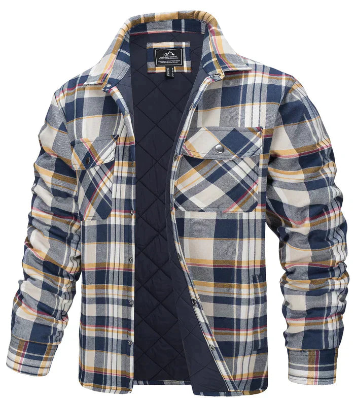 Double-Lined Flannel Jacket for Men