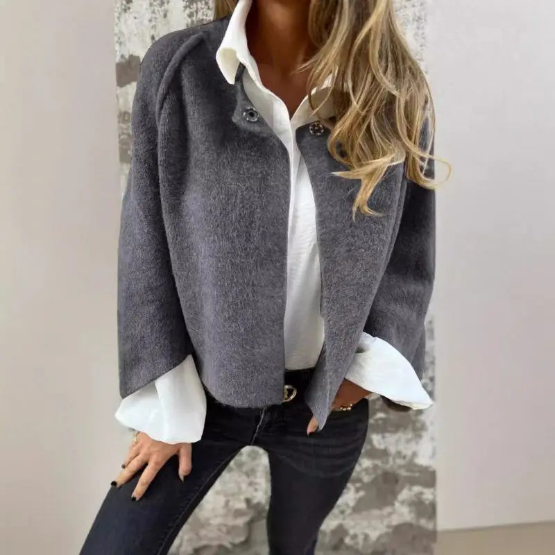 Open Front Long Sleeve Cardigan for Women