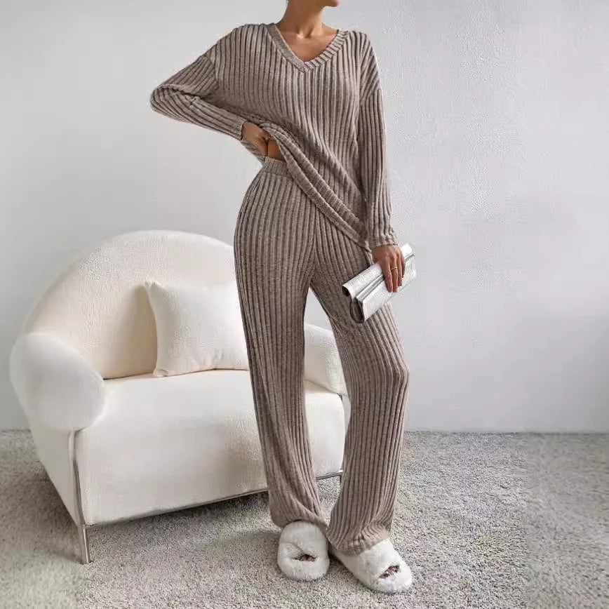 Ribbed 2-Piece Set for Women