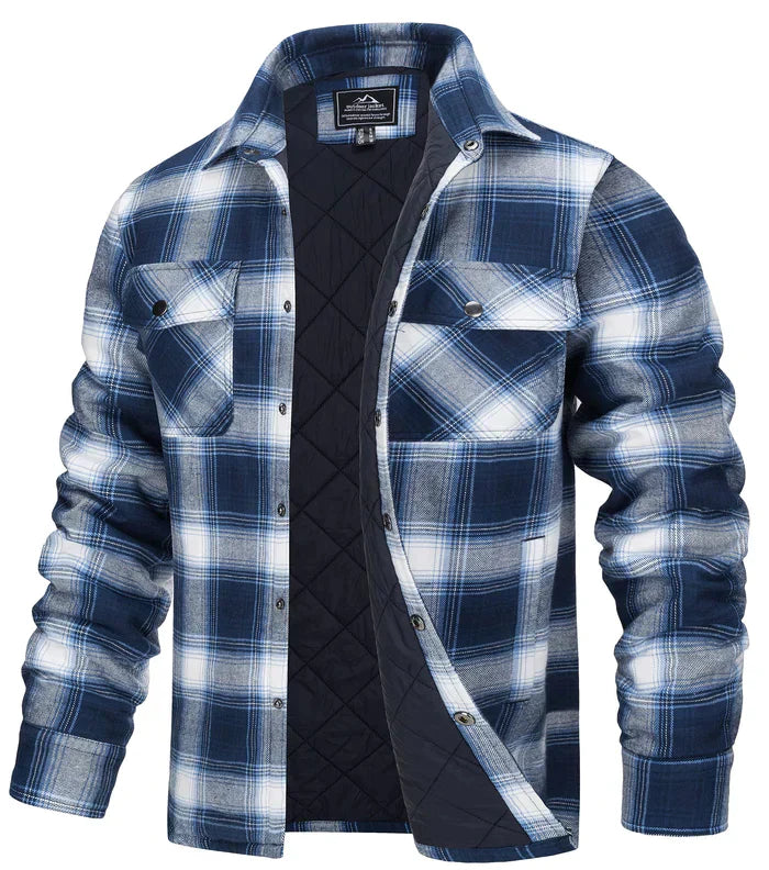 Double-Lined Flannel Jacket for Men