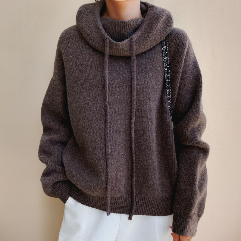 Women's Knitted Hoodie