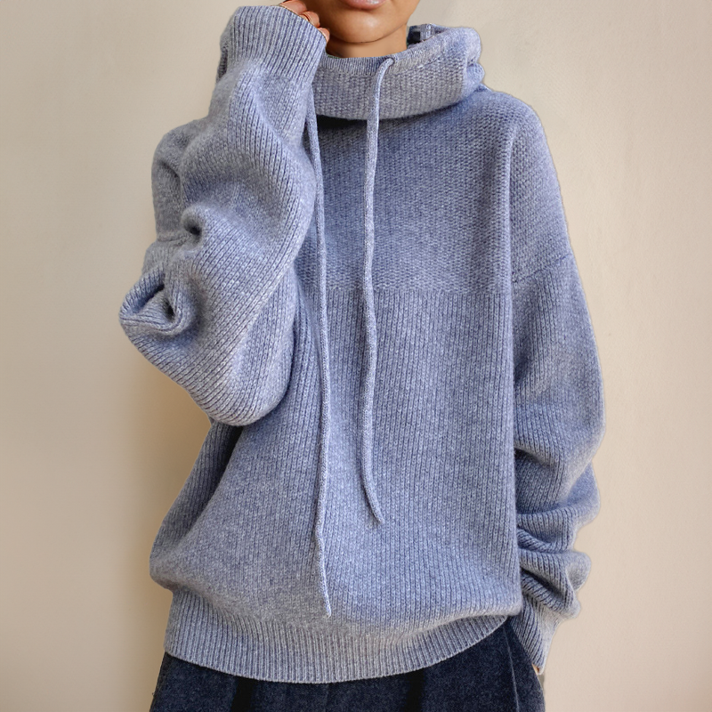 Women's Knitted Hoodie