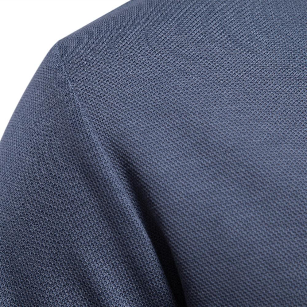 Men’s Casual Long Sleeve Polo Shirt