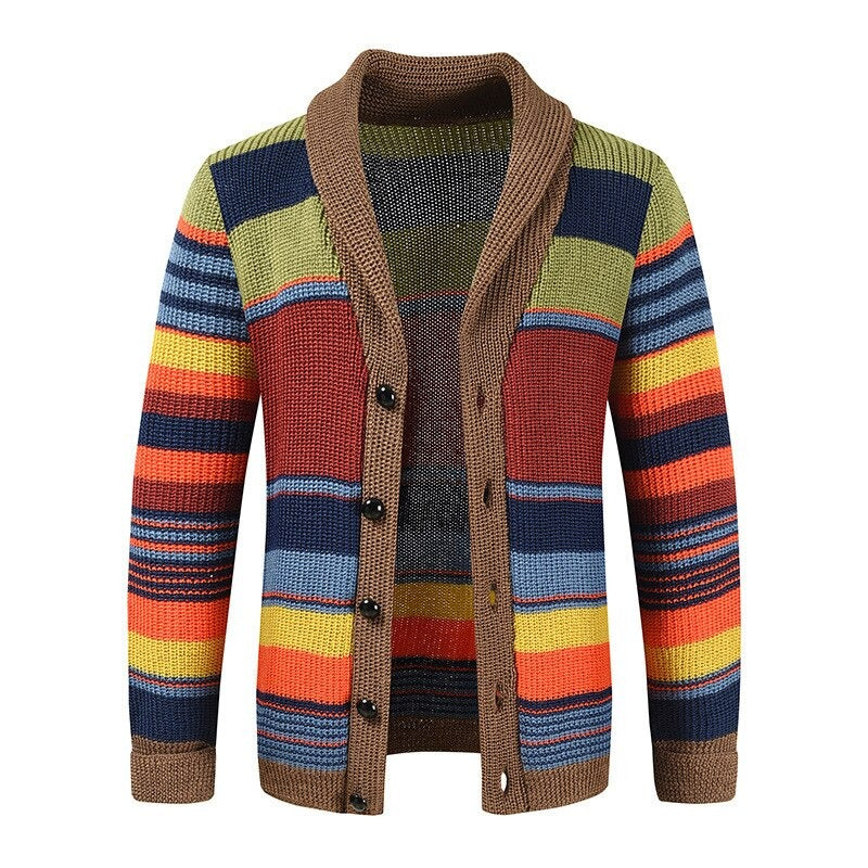 Elegant Knitted Cardigan for Men