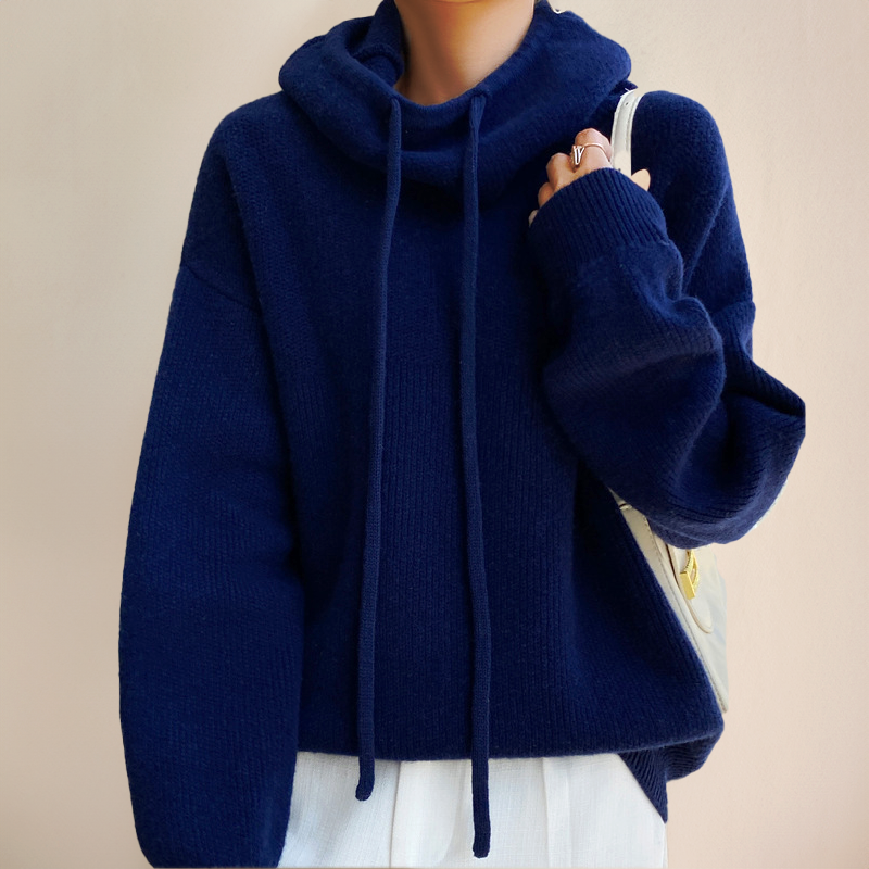 Women's Knitted Hoodie