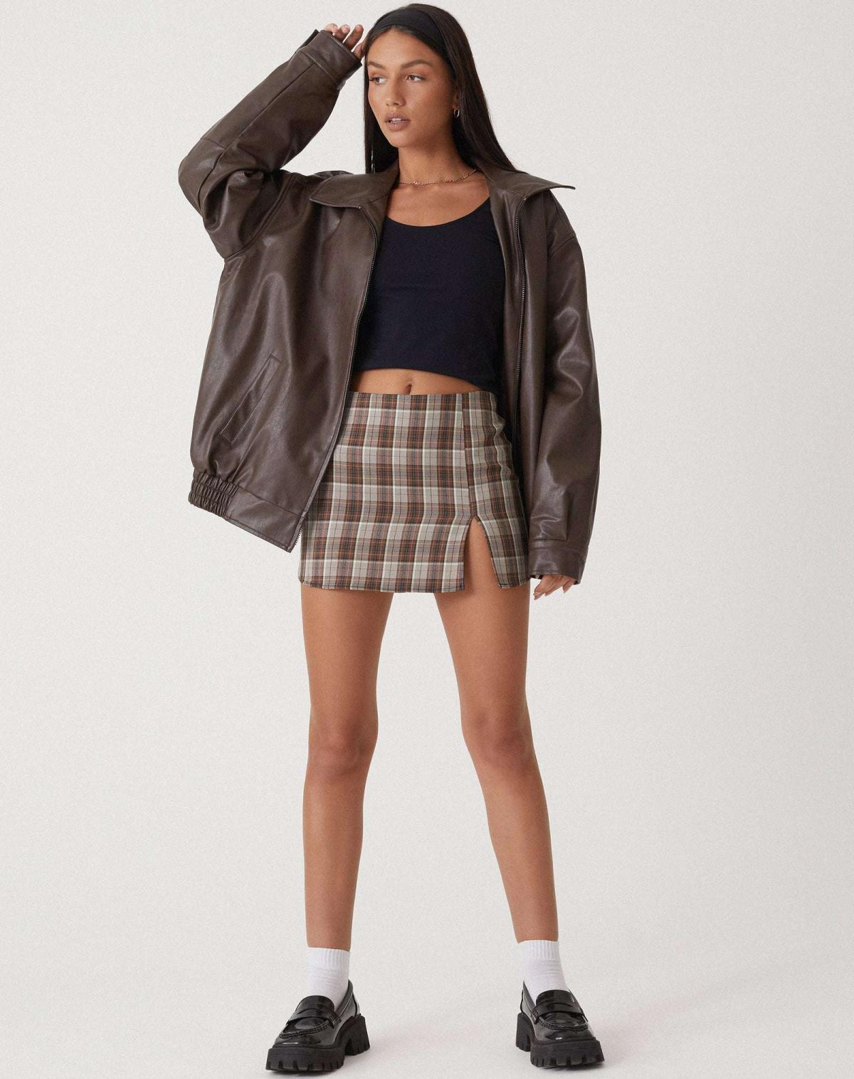 Oversized Loose Leather Jacket